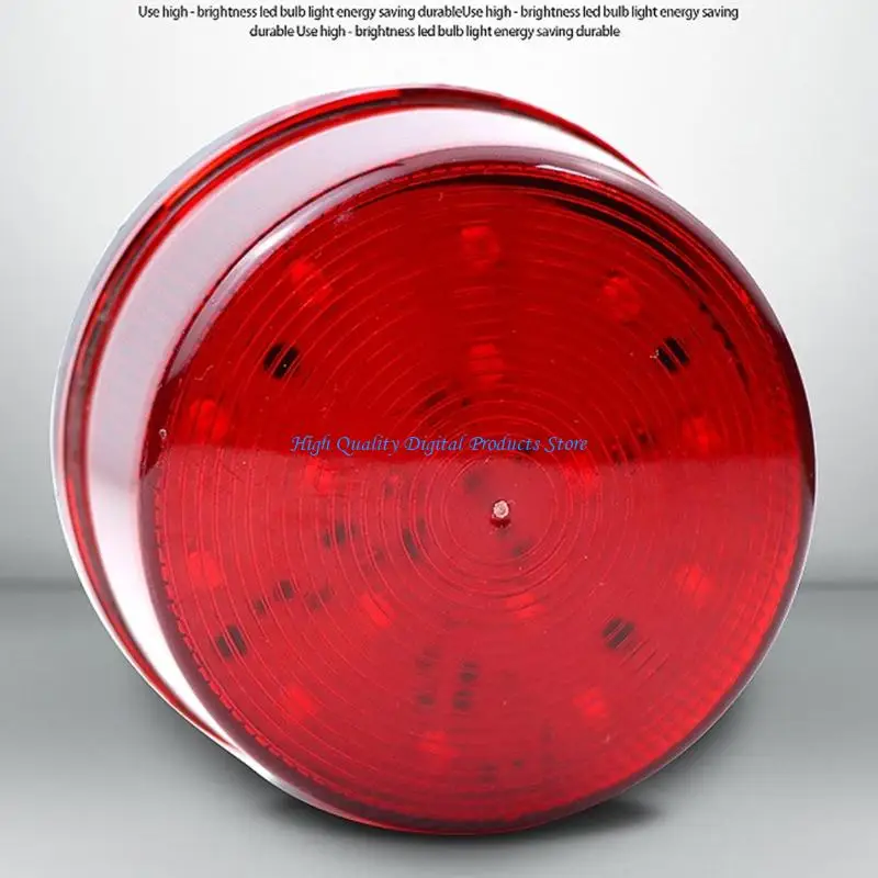 

U2JE Upgrades 12V Waterproof LED Flashing Warning Light High Visibility Safety Beacon for Emergency Vehicles Construction Sites
