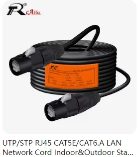 RJ45 CAT5 mit abgeschirmtem 4-Kanal-3-Pin-XLR-Stecker/Buchse, Multi-Netzwerk-Empfängerkabel für Bühnenaufnahmestudio – Detail 36