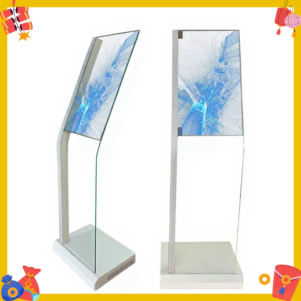 30-Inch Touch Screen Digital Kiosk Signage OLED Transparent Screen