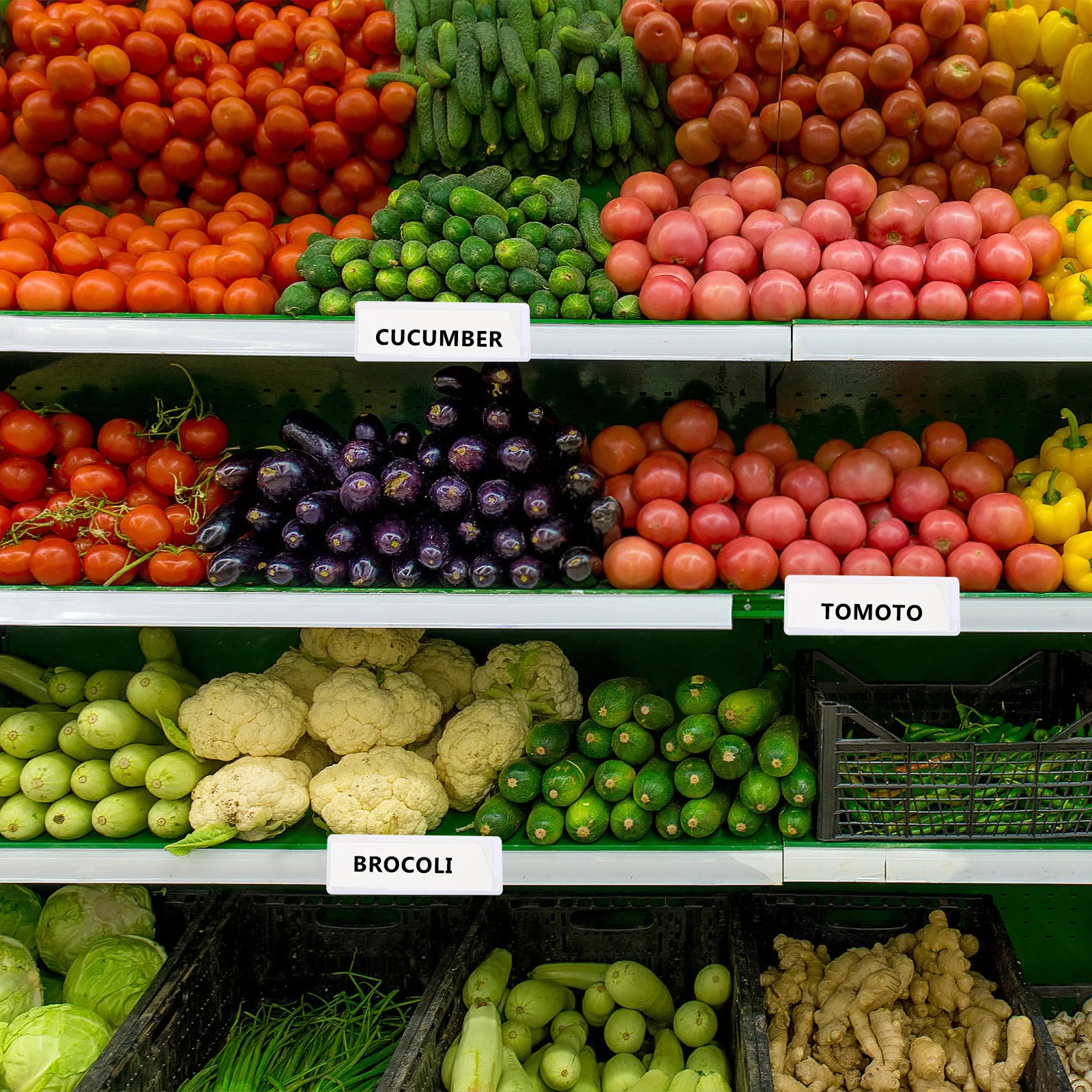 10 قطع من حاملي البطاقات المغناطيسية، أكمام ملصقات شفافة مقاومة للماء، تخزين ثابت للمكتب والمزيد من حامل الملصقات المغناطيسي #5