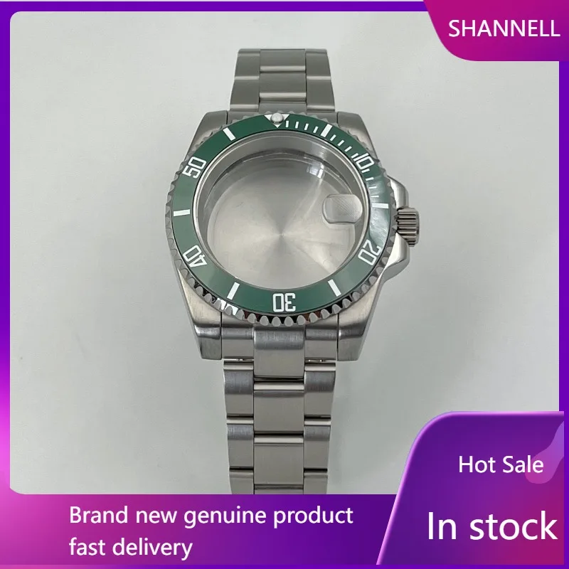 

Genuine 40mm Water Ghost Case with Loop Transparent Bottom and Sealed Bottom Three Bead Strap Compatible with NH34/NH35 Movement
