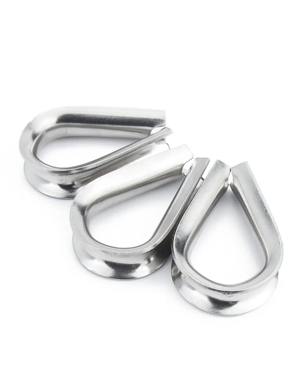 M2 M3 M4 M5-M6-M8-M10 304 Edelstahl-Herzring-Kabelklemme Schutzhülle Kabelhülse Rigging-Zubehör – Detail 7