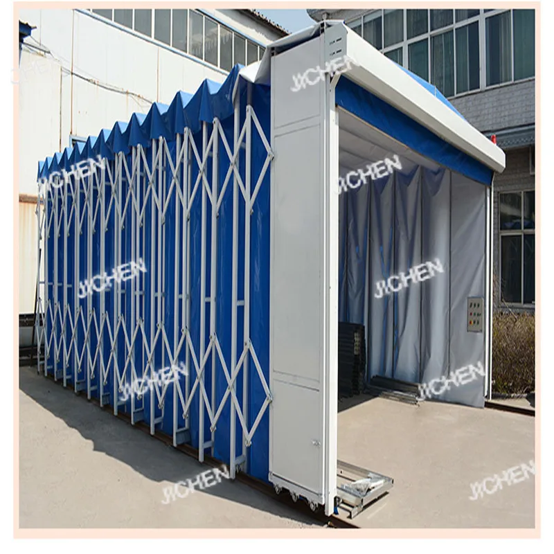 Depósito Cámara de pulverización móvil para coche Cámara de pulverización retráctil extraíble Superficie de apertura Móvil retrá