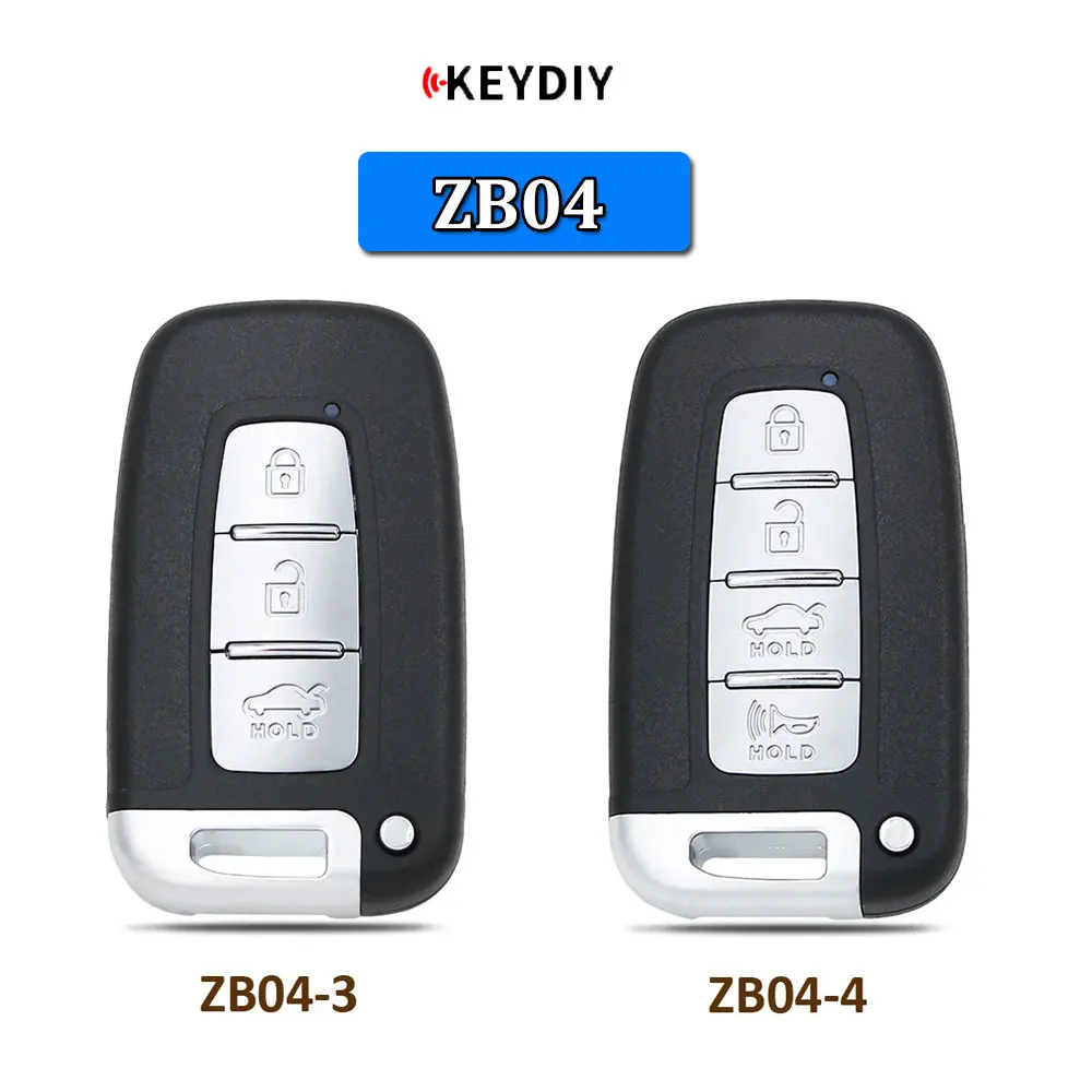 

KEYDIY ZB04 Universal KD Smart Key ZB04-3 ZB04-4 ZB04 ZB Series Car Remote Key for KD-X2 / KD-MAX Fit More Than 2000 Models