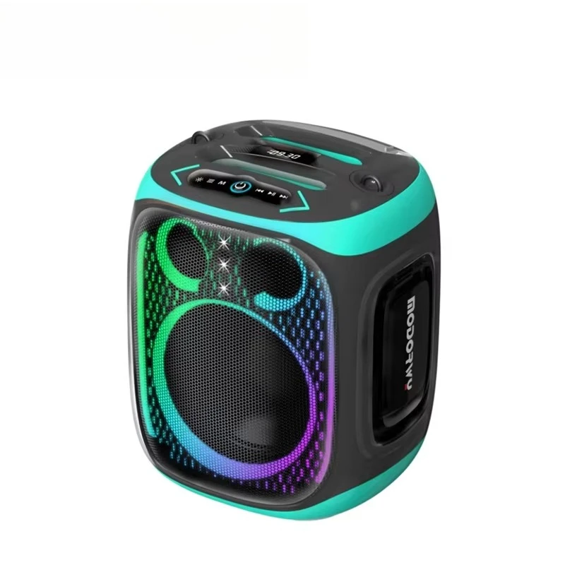 

Hopestar PartyBox130 Outdoor RGB Wireless Microphone Tripod With USB Subwoofer For Home Theatre KTV Gatherings DJ Parties