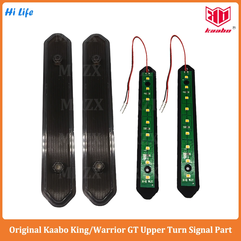 Original Kaabo 11 Inch Upper Turn Signal Kit Part Controller Box LED Light for Kaabo Wolf Warrior/King GT Electric Scooter