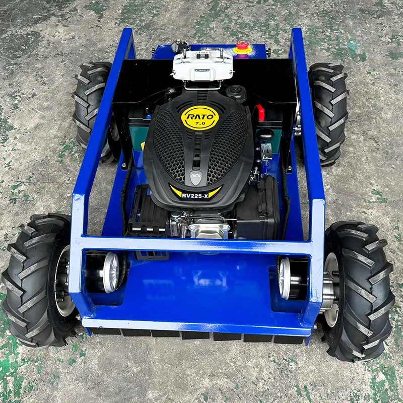 Maßgeschneiderter All-Terrain-Rasenmäher mit ferngesteuertem Rad, Roboter-Rasenmäher zu verkaufen