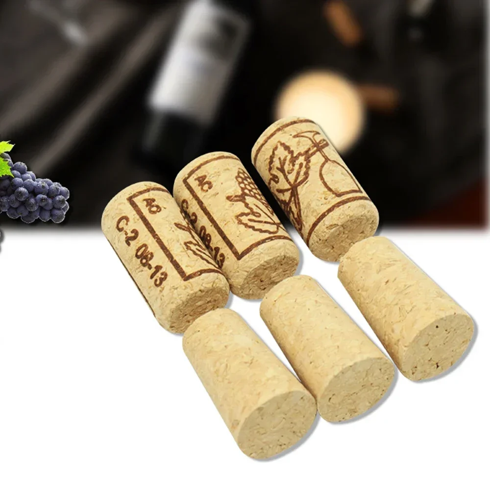 20pcs/set Cork Bottle Stopper Winemaking Tool DIY Wine/Juice/Beer/Drinking Cylindrical/Cone 1.8/2.2/3.9cm Bar/Kitchen/Restaurant