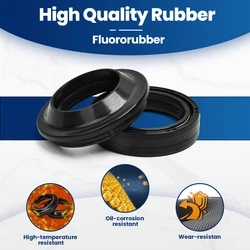 35/48/11 mm Front Fork Oil Dust Seals Kit Set For KAWASAKI EN500 KX80 KX100 KMX 125 KE175 EX250 NINJA250R EN 450 500 GPZ 500 550