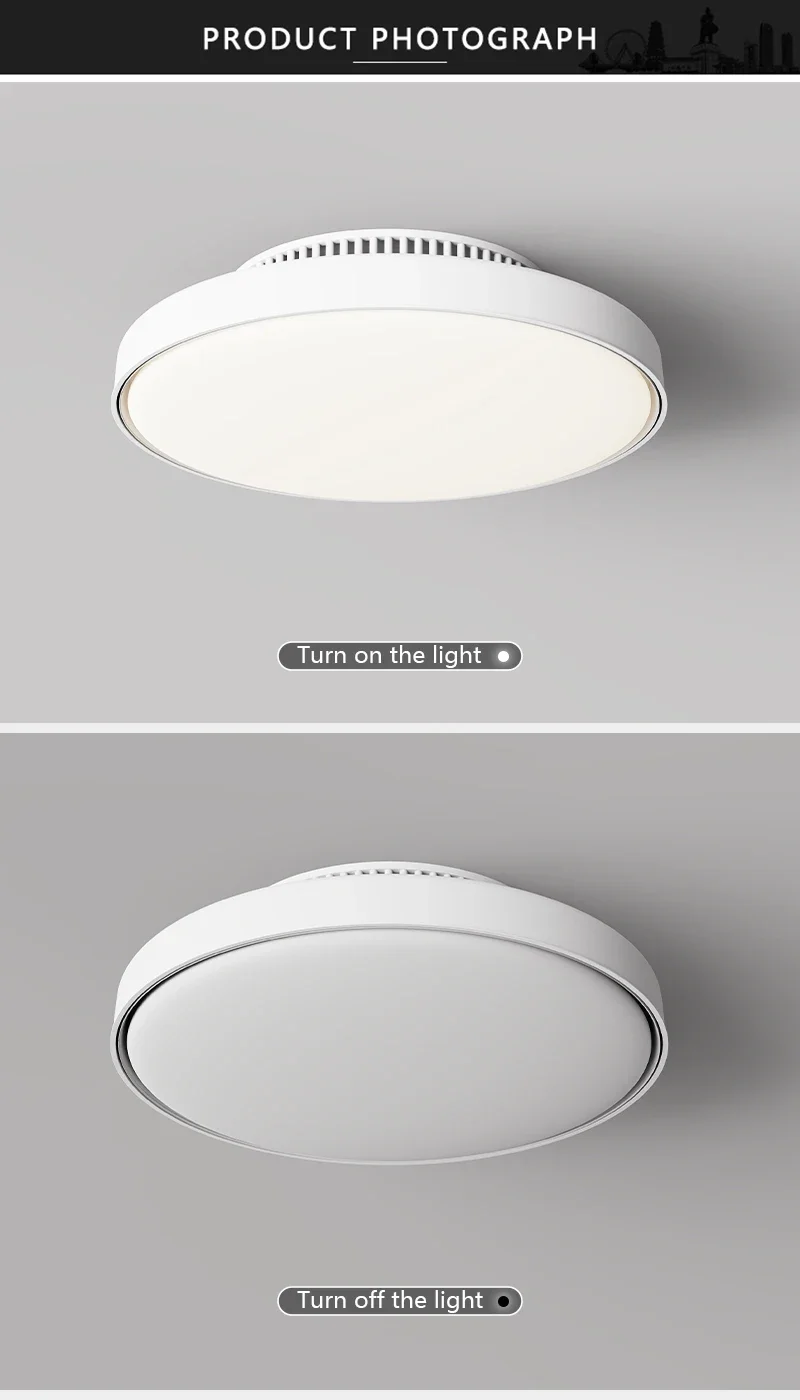 LED Ceiling Fan Lamp with Modern Bladeless Design Quiet Strong Wind Remote Control Adjustable Brightness Household Fan Light