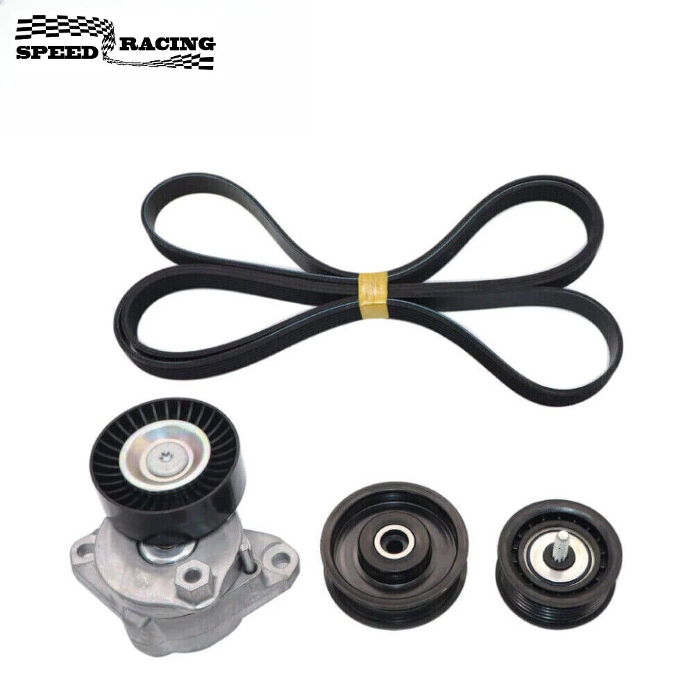 

2722021419 2722000270 2722021019 Drive Belt Tensioner & Idler Pulley Serpentine Belt Kit for Mercedes-Benz GLK350
