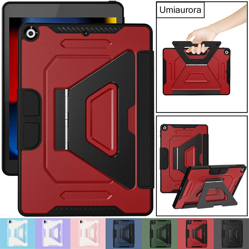 

Прочный защитный чехол-книжка с магнитной подставкой и противоударным покрытием для iPad 7-го, 8-го, 9-го поколений (10.2 дюйма, модели A2270, A2602, A2605)