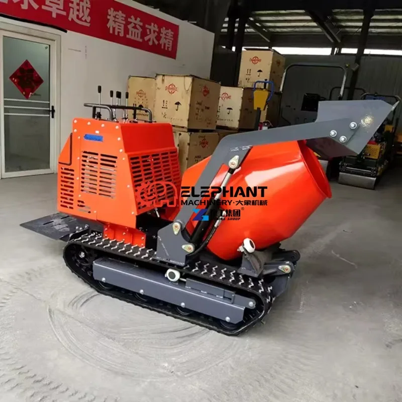 CE EPA Mini Concrete Mixer Truck Diesel Engine Track Mobile Self-Loading Crawler Pump Motor Core Components Available for Sale
