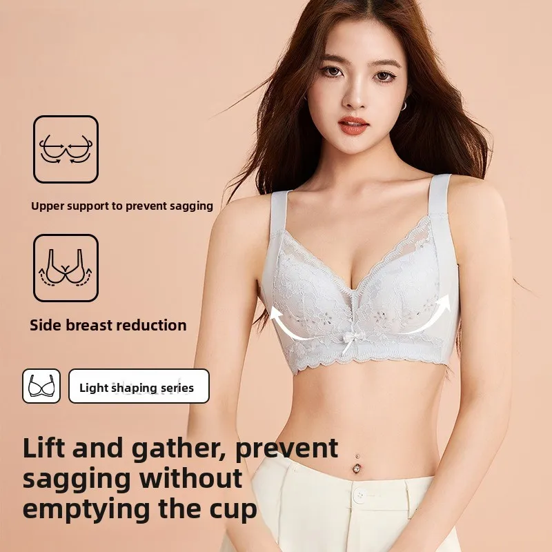 

Бесшовный минимайзер без косточек для женщин, полная поддержка покрытия больших размеров, дышащий летний тонкий комфортный пуш-ап