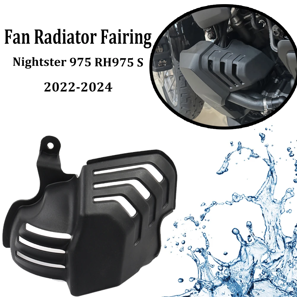 

For Harley Nightster 975 RH975 S 2022 2023 2024 Motorcycle Fan Radiator Cover Fairing Hot Cooling Air Deflector Spoiler Guard