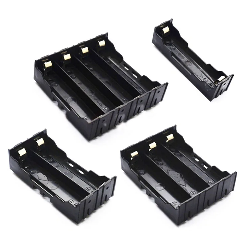 18650 Lithium Ion Battery Storage Box 3.7V 1 2 3 4 Cell Socket For Circuit Board Product Aging Test Stand Development Tool