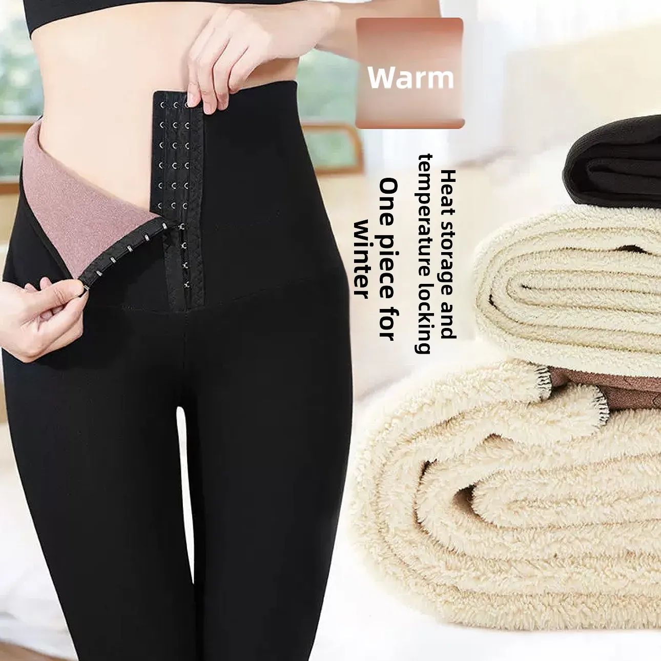 

Женские утепленные леггинсы для йоги с высокой талией, с узором под кожу, на флисовой подкладке, с пуговицами, осенне-зимние, теплые, для снятия стресса