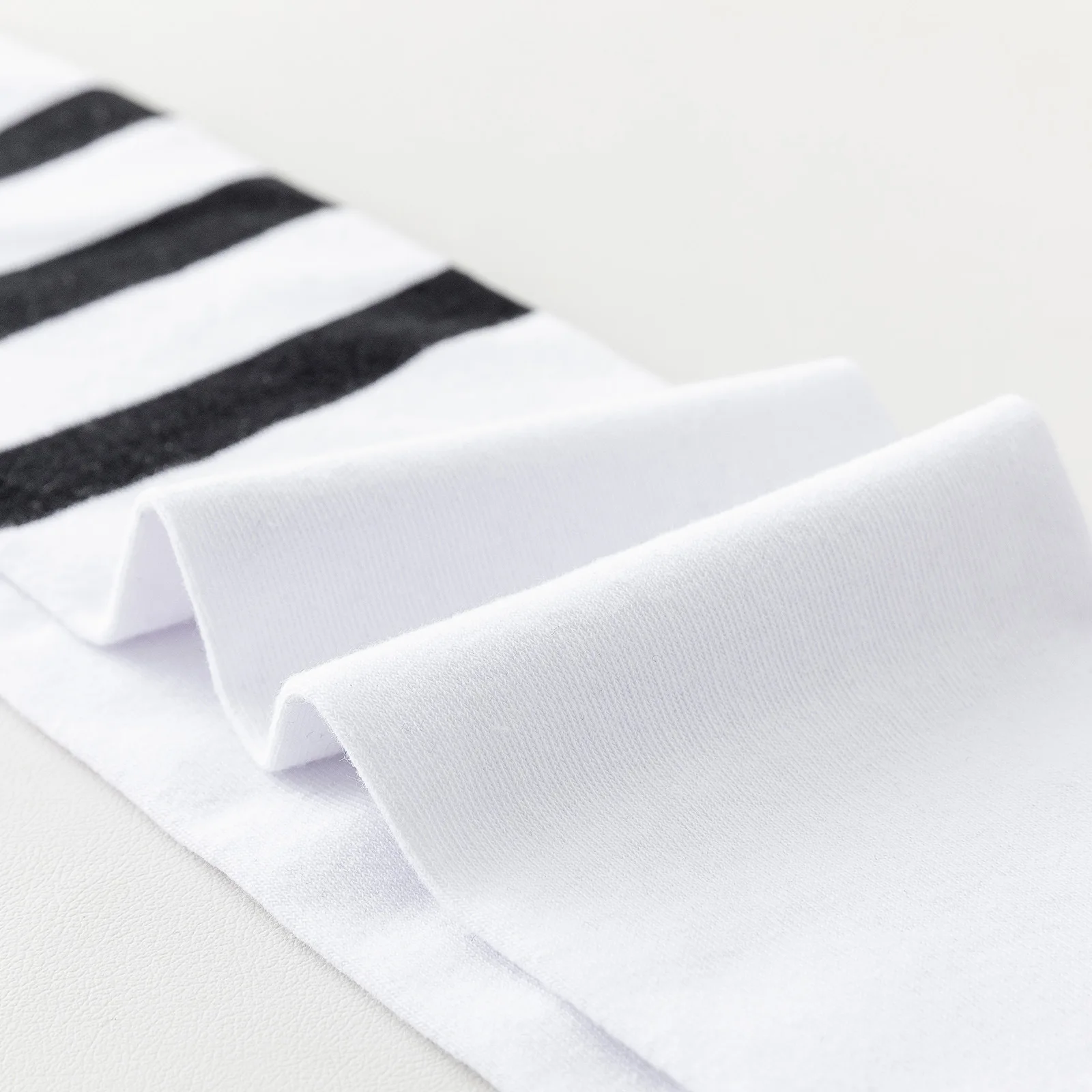 Over Plus Size Long Over Above Knee Socks Striped Womens Thigh High Stockings Ladies Girls Black White Cosplay Lolita Harajuku