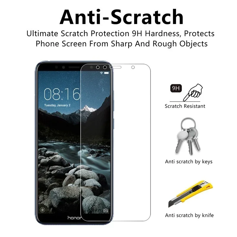 Protective Glass on Honor 7A 7C Pro Tempered Glass for Honor 7A DUA L22 5.45\