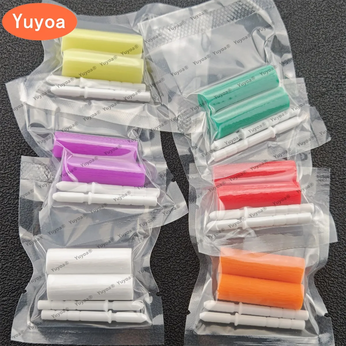 

40packs Orthodontic Tooth Chew Teeth Stick Bite Invisable Braces Aligners Chewies Fruit Flavour Mulit Color Tray Seaters
