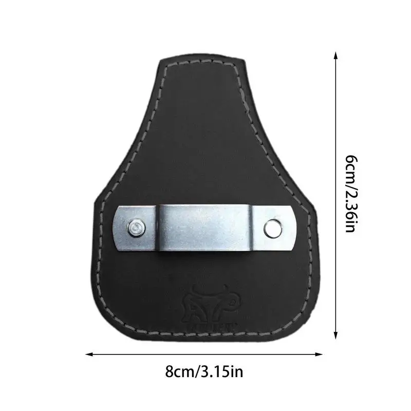 Imagem -06 - Eletricista Fita Medida Ferramenta Bolsa Couro Cintura Bolsa de Bolso Belt Holder Acessório para Fita Padrão Encanador