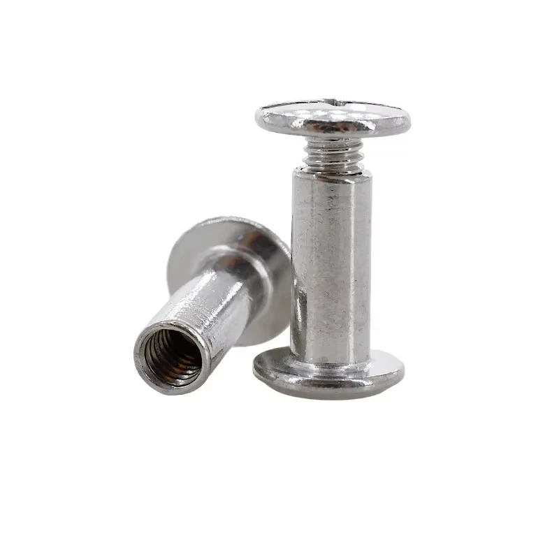M3 M4 M5 M6 304 Stainless Steel Binding Chicago Screw Leather Bag Accounk Photo Album Screw Books Butt Assembling Bolts