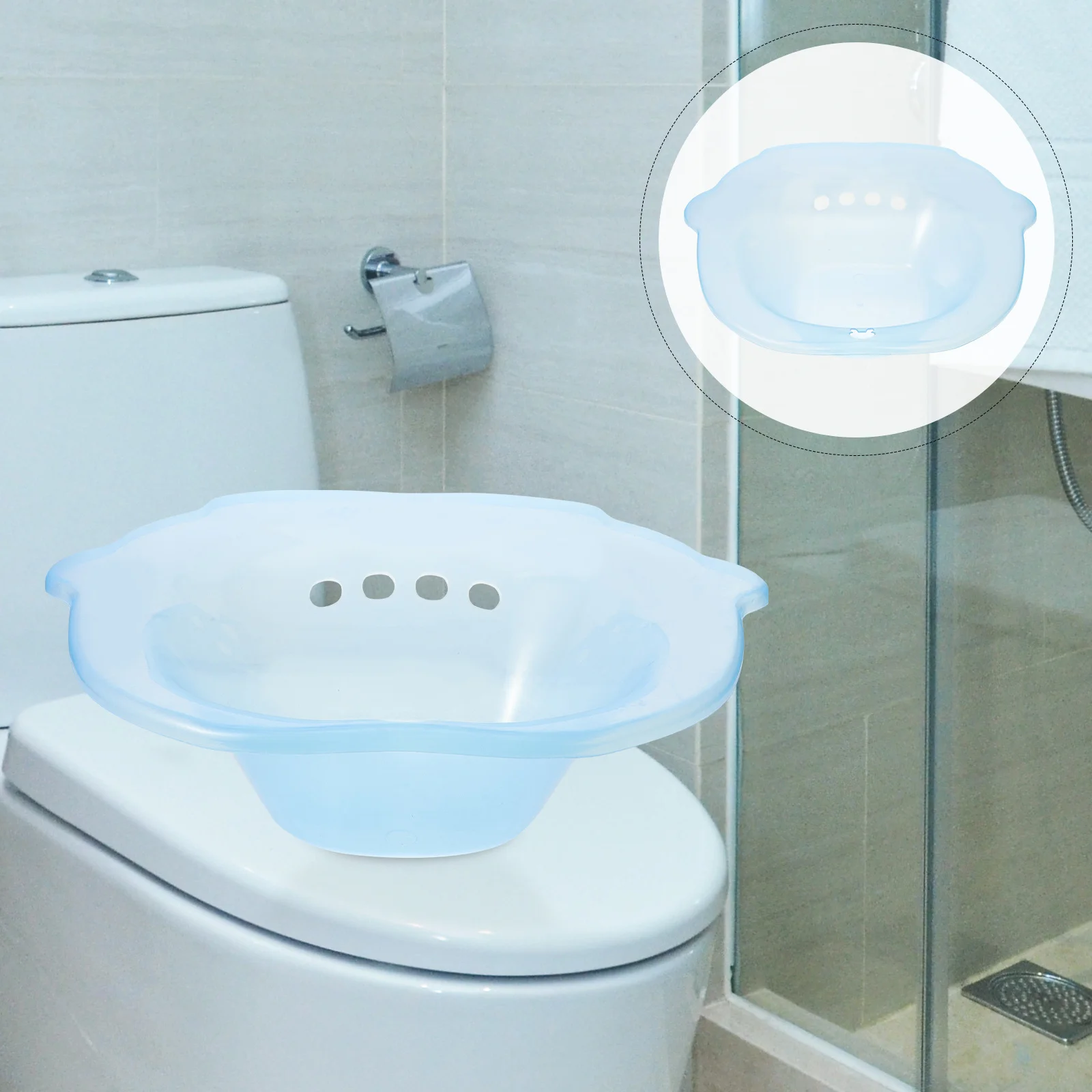 

Sitz Bath Tub Portable Postpartum Care Basin Hemorrhoid Relief Lavender Warm Water Sitz Bath Postpartum Care Basin