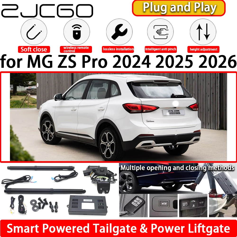 

ZJCGO for MG ZS Pro 2024 2025 2026 OEM Automatic Electric Powered Tailgate Power Liftgate Tail Gate Lift Kit System Plug & Play