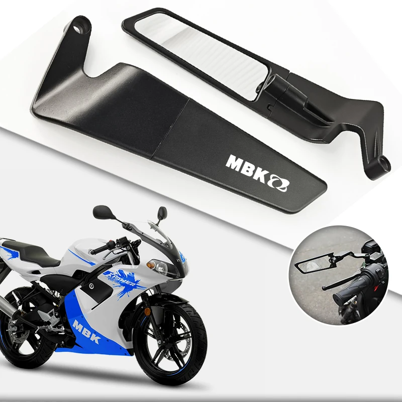 Anti-Vibration Alloy Motorcycle Mirrors Quick Installation For MBK Booster 50CC Spirit Nitro 50 50C Stunt Accessories