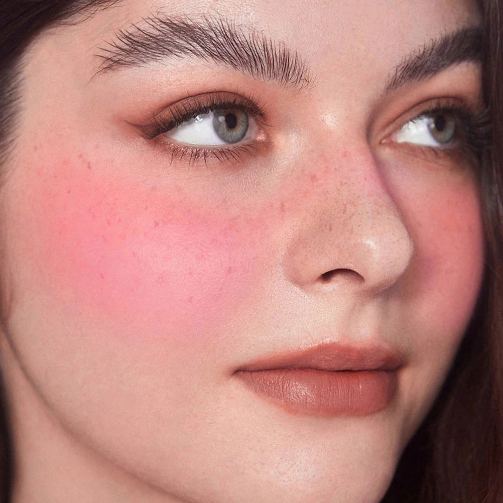 

2 Pcs Lips and Cheeks Cream Blush Blusher Powder Moisturizing Blushers for Face