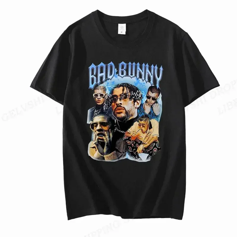 

UN VERANO SIN TI Bad Bunny T Shirt Men Women Fashion Hip Hop Music Albums Short Sleeve Plus Size TeeNO.1