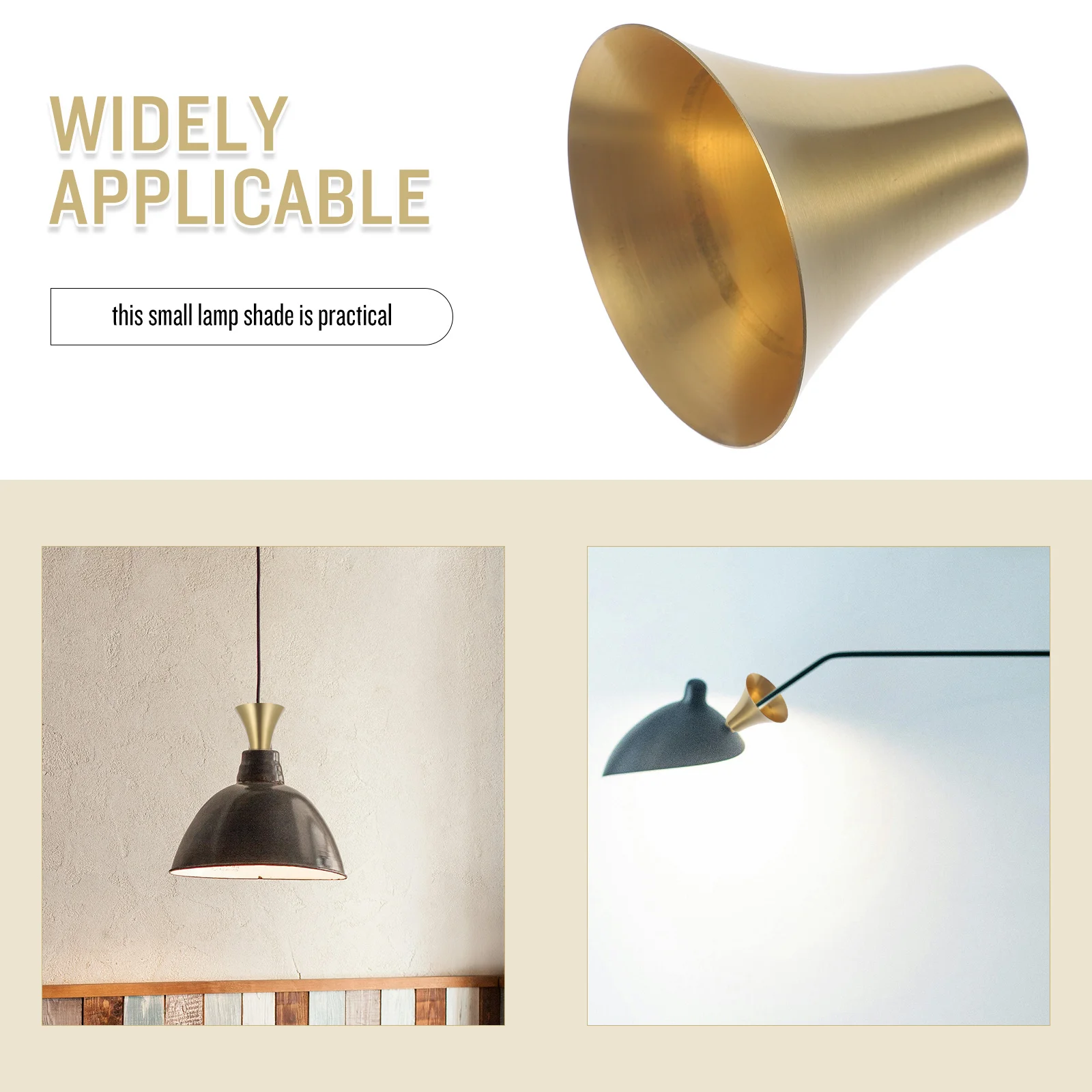 

Copper Lamp Finial Sturdy Replacement For Table Floor Pendant Light Fixture Base Cup Lampshade Holder Accessory Decor