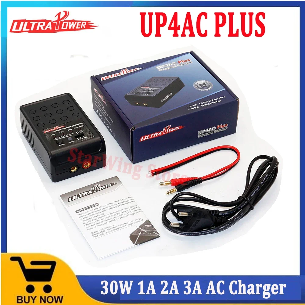 Ultra Power UP4AC PLUS 30W 1A 2A 3A AC Battery Charger