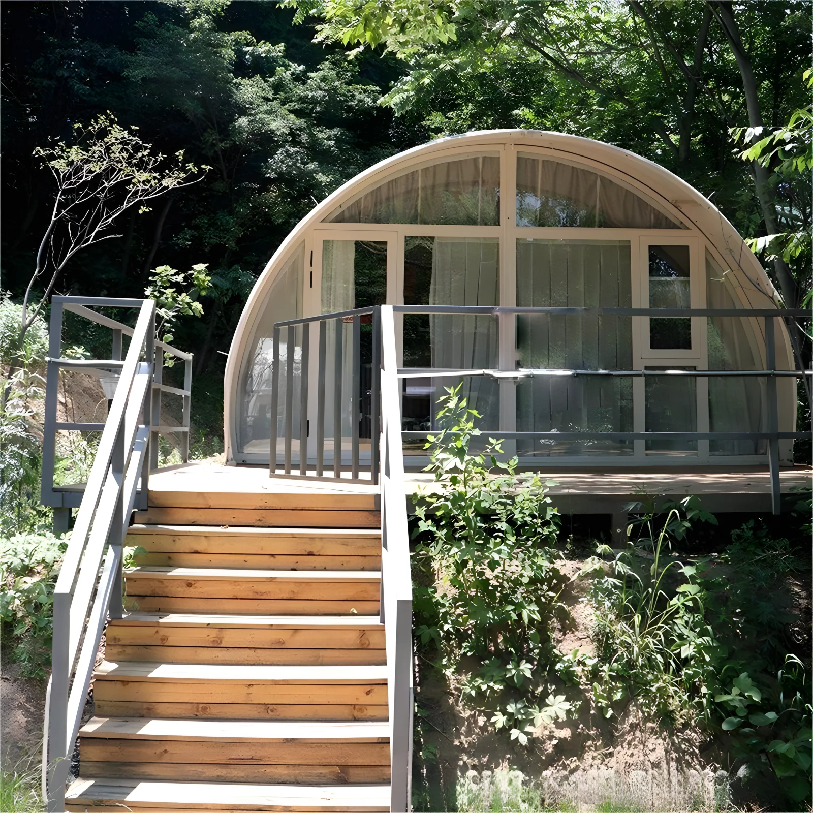 

Factory-Waterproof Portable Camping Dome Tent Sturdy Steel Beam for Outdoor Resort Hotel Use