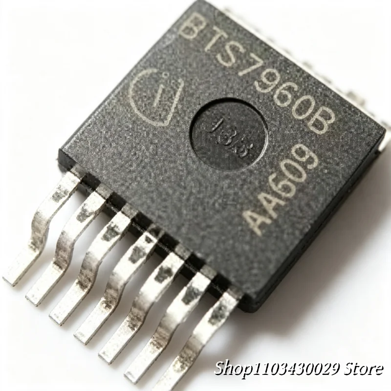 10pcs BTS7960B High Current Smart Power MOSFET Driver IC TO‑263‑7 For Motor Drive Module Electronic Components