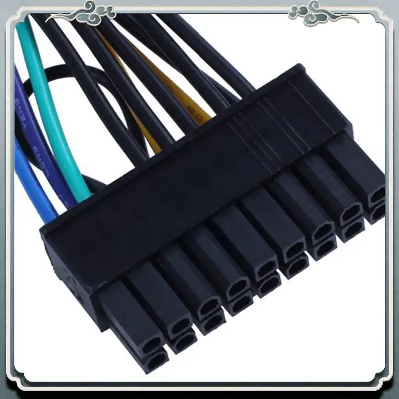 

Премиум 3X PSU ATX 24-контактный на 18-контактный адаптер, кабель питания, шнур для HP Z420 Z620, материнская плата для настольной рабочей станции 18AWG 30 см