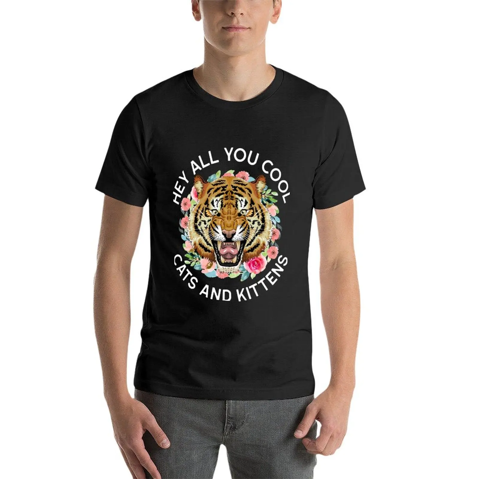 Tiger King Carole Baskin Hey All You Cool Cats and Kittens T-Shirt korean fashion tees heavyweight t shirts for men image 4
