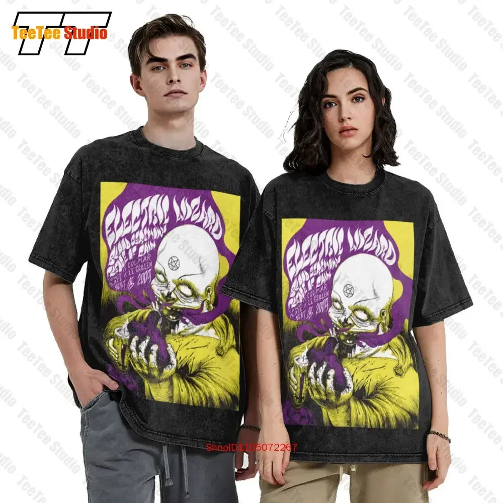 Electric Wizard Metal Rock Vintage Unisex T-Shirt AAF2 Oversized
