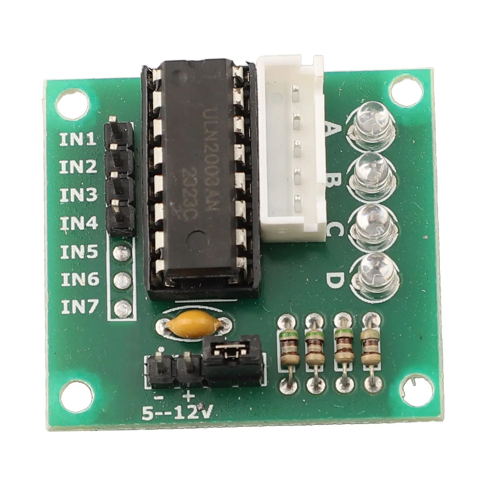 5V 4-Phase Stepper Motor 28BYJ-48 with ULN2003 Driver Board for Arduino DC 5V Geared Step Motor and Test Board