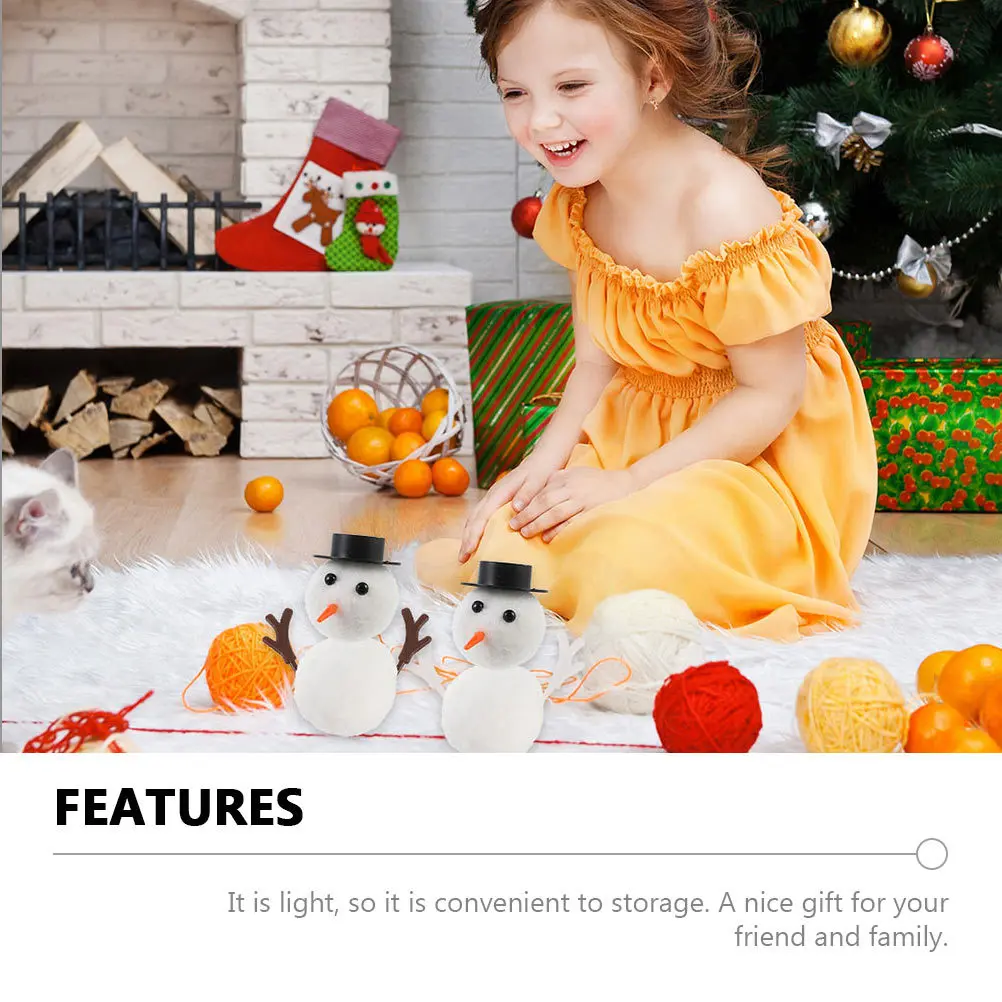 مجموعتان من أدوات ديكور رجل الثلج DIY، نشاط خارجي تفاعلي ممتع لعيد الميلاد والشتاء ومهرجان رجل الثلج #2