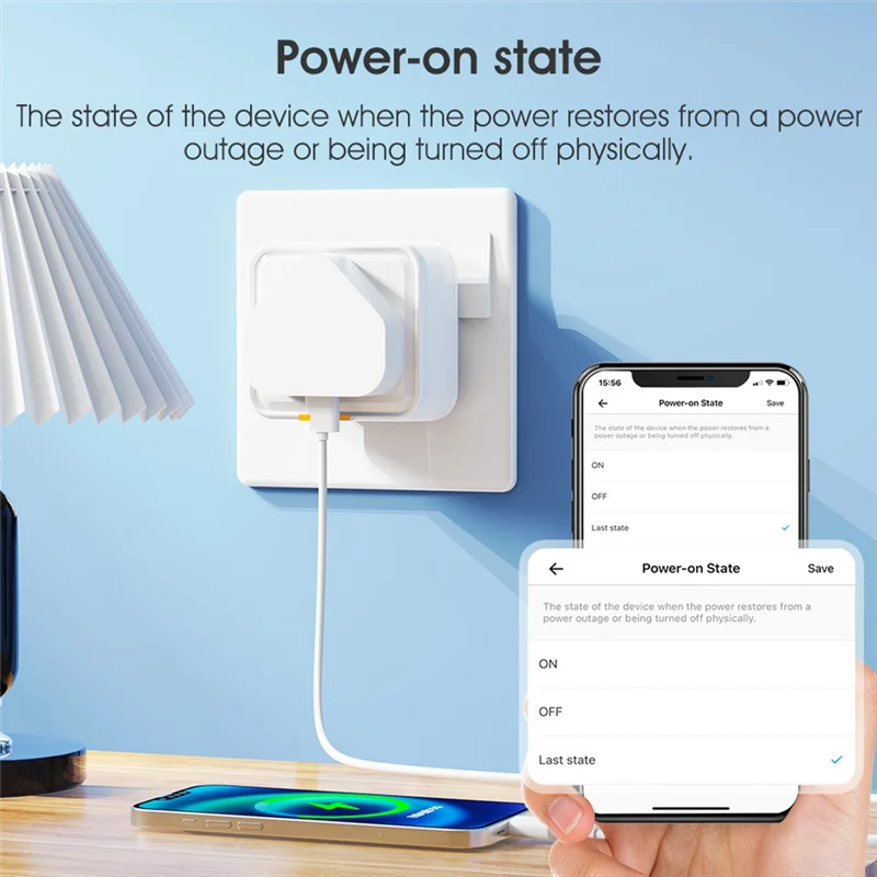 

Умная розетка AAAEL-Ewelink Wi-Fi, универсальная вилка, управление через приложение, голосовое время, беспроводной переключатель 2,4G