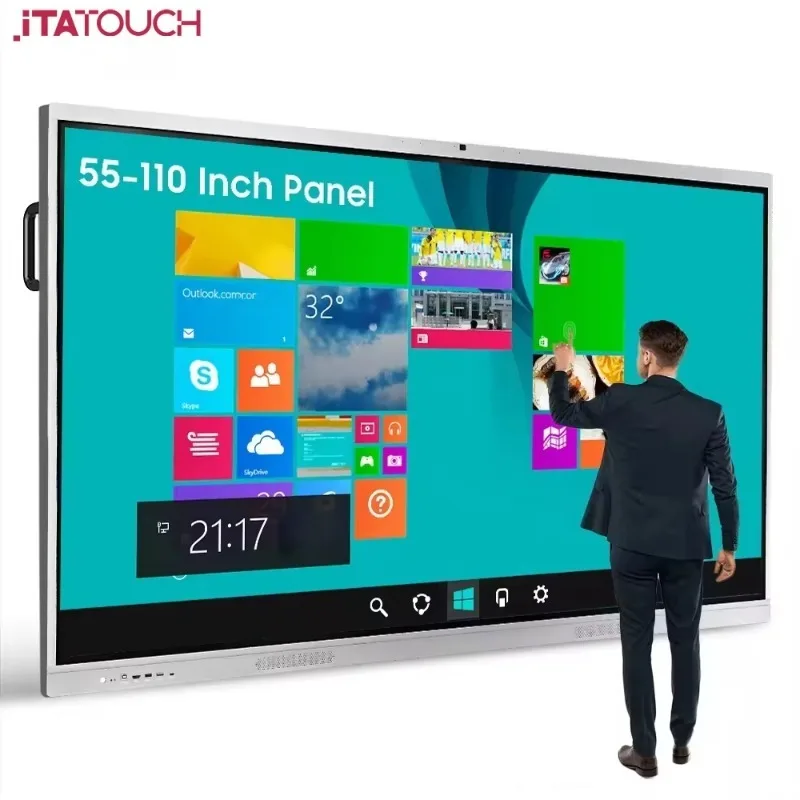 

[Hot Sale] Hot Selling 55 65 86 Inch Smart Board Touch Screen Interactive Board Display For Office Classroom Education