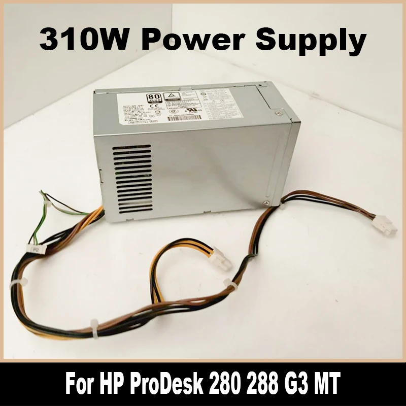 Fuente de alimentación conmutada original para HP ProDesk 280 288 G3 MT 310W DPS-310AB-3 A L08262-003 937516-004 901772-003 100% probada