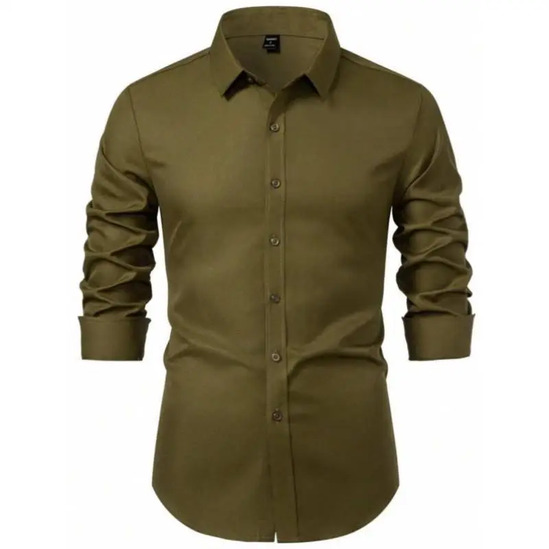 

Y 7926 Мужская однотонная повседневная офисная длинная осенняя новинка из искусственной кожи Thiened Fce среднего возраста и Eld...