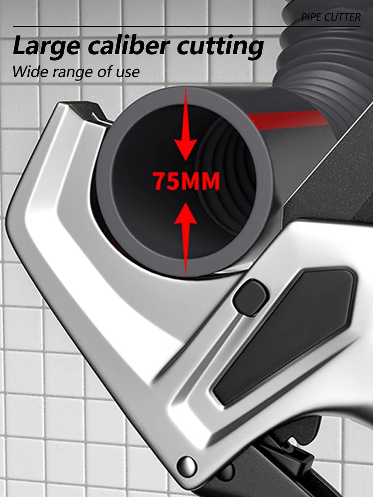 SK5 steel blade Pipe Cutter Ideal For PVC, CPVC, PEX Polybutylene, Polyethylene, Rubber Hose, And PPR Pipes Tubing