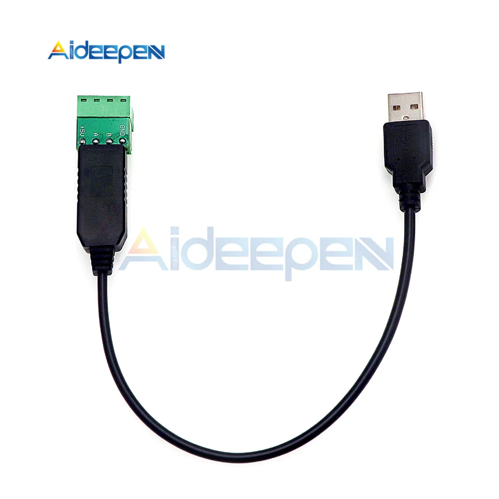 USB Extension Cable Interface Setting Instrument Serial Port RS485 to USB Converter Supports 115200 High Baud Rate