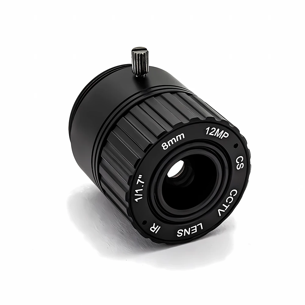 WGWK 12MP 8mm Lens Fixed CS Lens 1/1.7 Inch Aperture For 4K IP CCTV Box F1.8 Image Format HD Camera Surveillance Security Webcam