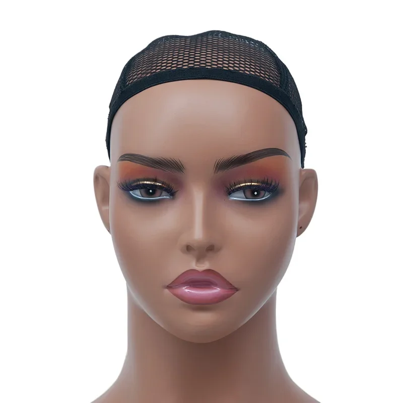 European and American Manikin Doll Head Stand Realistic Female Mannequin Head Bust with Shoulders for Wigs and Hats Display