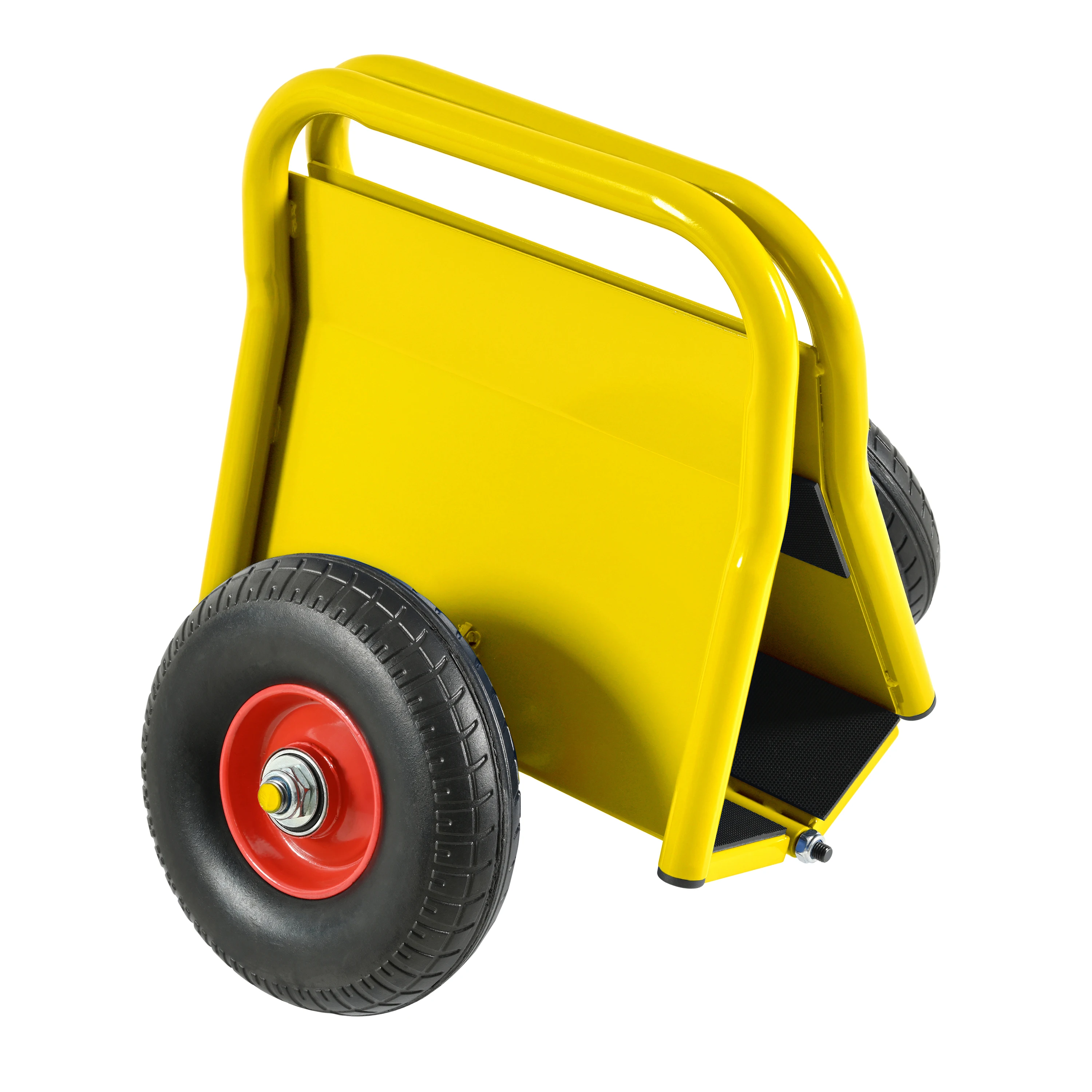 Yellow Color Heavy Duty Panel Dolly with Two Nice Handles All-Terrain Movement for Heavy Drywall Sheet & Door Material