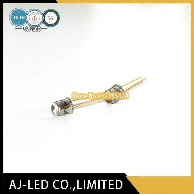 5pcs/lot BPY62-4 Gold Sealed NPN Phototransistor Infrared Photosensitive Receiver Tube Wavelength 830nm Angle ±8°